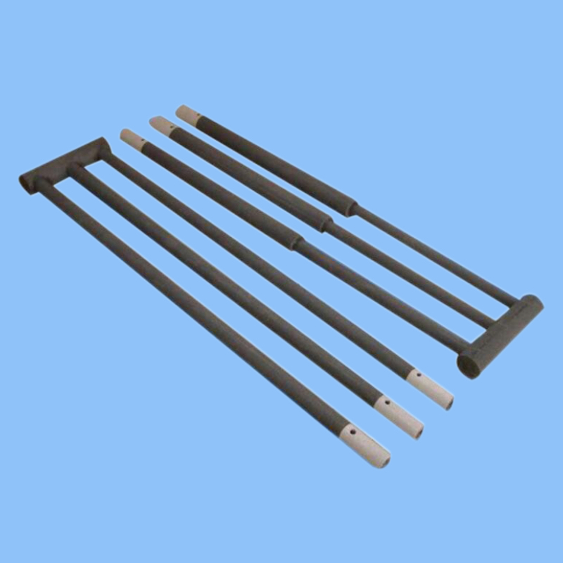 Mountain type silicon carbon rod